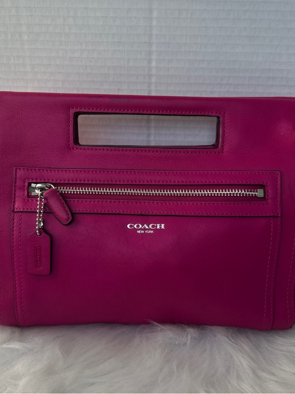 Coach Legacy Basket Square Handle Clutch